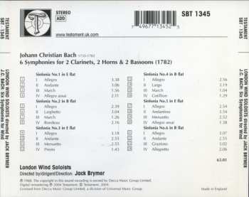 CD Johann Christian Bach: Six Symphonies For Wind