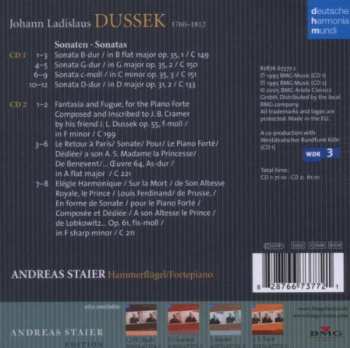2CD/Caja Andreas Staier: Sonatas (Fantasia And Fugue)