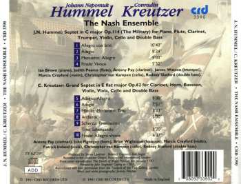 CD Johann Nepomuk Hummel: Septet In C Major Op. 114 (The Military) / Grand Septet In E Flat Major Op. 62