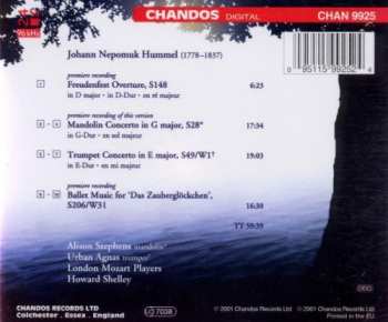 CD Johann Nepomuk Hummel: Mandolin Concerto - Trumpet Concerto - Freudenfest Overture - Ballet Music for "Das Zauberglöckchen"