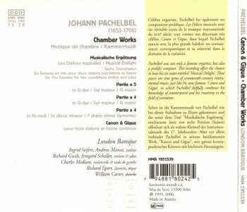 CD Johann Pachelbel: Canon & Gigue · Chamber Works