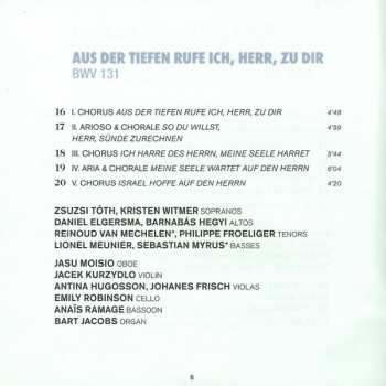 CD Johann Sebastian Bach: Actus Tragicus (Bach Cantatas BWV 106, 150, 131, 12)