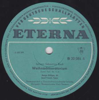 4LP/Caja Johann Sebastian Bach: Weihnachtsoratorium