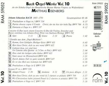 CD Johann Sebastian Bach: Bach Orgel-Werke Vol. 10