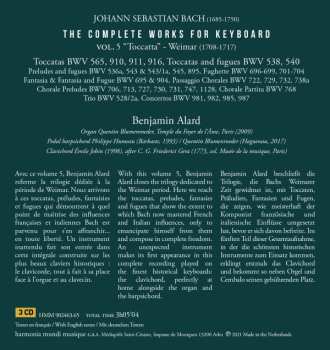 3CD/Caja Johann Sebastian Bach: The Complete Works For Keyboard 5: "Weimar 1708-1717" - Toccatas & Fugues