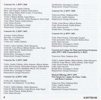 2CD Johann Sebastian Bach: Brandenburg Concertos