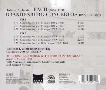 2CD Johann Sebastian Bach: Brandenburg Concertos