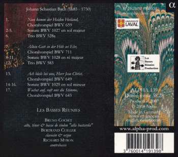 CD Johann Sebastian Bach: Sonates BWV 1027-1029, Chorals & Trios