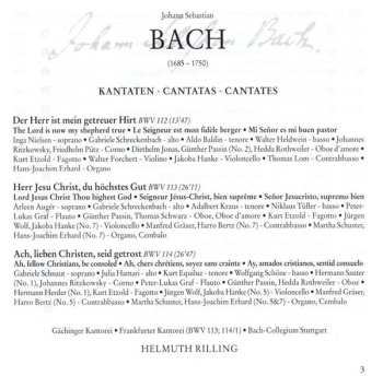 CD Johann Sebastian Bach: Cantatas BWV 112-114