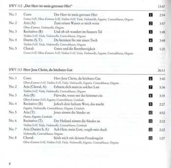 CD Johann Sebastian Bach: Cantatas BWV 112-114
