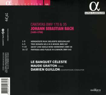 CD Johann Sebastian Bach: Cantatas BWV 170 & 35