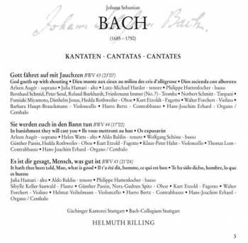 CD Johann Sebastian Bach: Cantatas BWV 43-45
