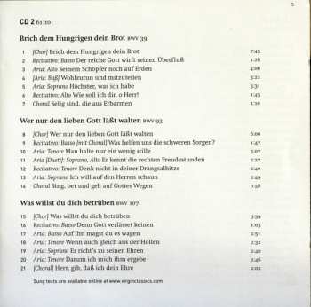 2CD Johann Sebastian Bach: Cantatas 39, 73, 93, 105, 107, 131