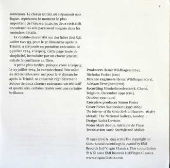 2CD Johann Sebastian Bach: Cantatas 39, 73, 93, 105, 107, 131