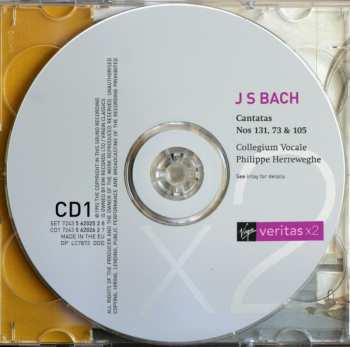 2CD Johann Sebastian Bach: Cantatas 39, 73, 93, 105, 107, 131