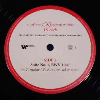 4LP/Caja Johann Sebastian Bach: J.S. Bach Cello Suites DLX