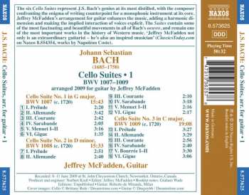 CD Johann Sebastian Bach: Cello Suites, Arr. For Guitar • 1