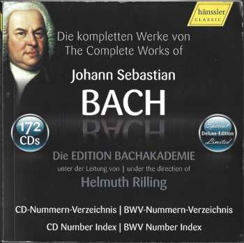 172CD/Caja Johann Sebastian Bach: Die Kompletten Werke Von Johann Sebastian Bach (Edition Bachakademie)