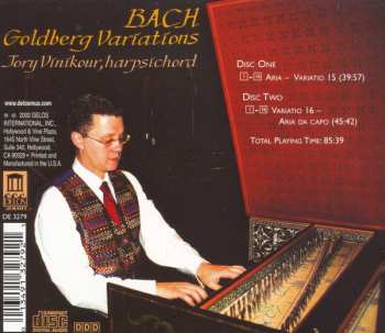 2CD Johann Sebastian Bach: Goldberg Variations