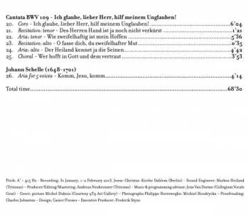CD Johann Sebastian Bach: Ich Elender Mensch - Leipzig Cantatas