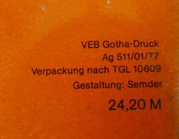2LP Johann Sebastian Bach: Die Kunst Der Fuge BWV 1080 (Johannes-Ernst Köhler An Der Hildebrandorgel Der Wenzelskirche Zu Naumburg)
