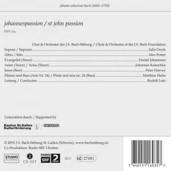 2CD Johann Sebastian Bach: Johannes-Passion