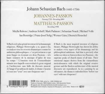 5CD/Caja Johann Sebastian Bach: Johannes-Passion • Matthäus-Passion