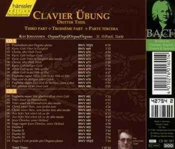 2CD Johann Sebastian Bach: Clavier-Übung (Dritter Theil / Third Part / Troisième Part)