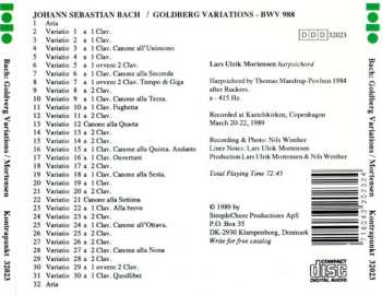 CD Johann Sebastian Bach: Goldberg Variations BWV 988