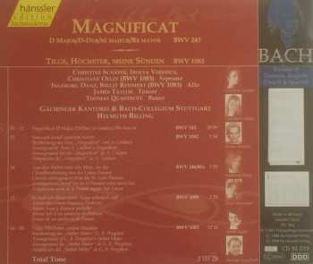 CD Johann Sebastian Bach: Magnificat BWV 243 / Tilge, Höchster, Meine Sünden BWV 1083