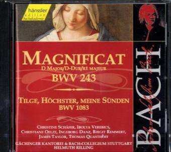 CD Johann Sebastian Bach: Magnificat BWV 243 / Tilge, Höchster, Meine Sünden BWV 1083