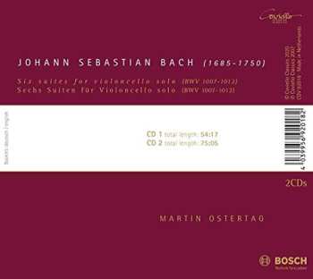 2CD Johann Sebastian Bach: Six Suites For Violoncello Solo