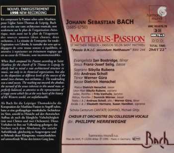 3CD/Caja Johann Sebastian Bach: Matthäus-Passion • St Matthew Passion • Passion Selon Saint Matthieu