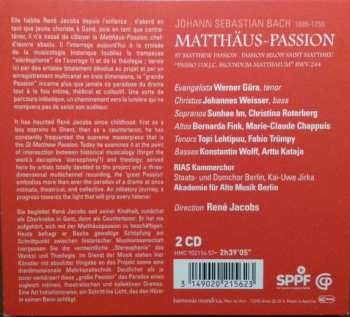 2CD Johann Sebastian Bach: Matthäus~Passion DIGI