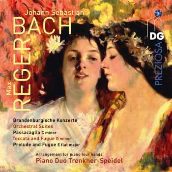 4CD/Caja Johann Sebastian Bach: Brandenburgische Konzerte / Orchestral Suites / Passacaglia C Minor / Toccata And Fugue D Minor / Prelude And Fugue E Flat Major
