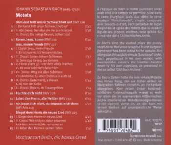 2CD Johann Sebastian Bach: Motets