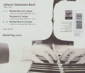 CD Johann Sebastian Bach: Partitas Bwv 826 & 830, Toccata Bwv 911