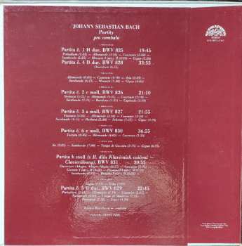 4LP/Caja Johann Sebastian Bach: Partity Pro Cemballo
