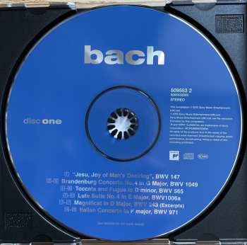 3CD Johann Sebastian Bach: Passion, Suite, Toccata, Magnificat, Brandenburg, Goldberg, Concerto, Fugue, Invention, Partita