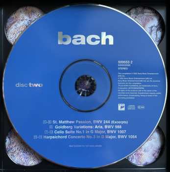 3CD Johann Sebastian Bach: Passion, Suite, Toccata, Magnificat, Brandenburg, Goldberg, Concerto, Fugue, Invention, Partita