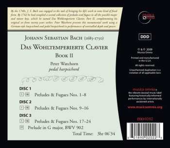3CD Johann Sebastian Bach: Das Wohltemperierte Clavier: Book II