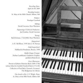 3CD Johann Sebastian Bach: Das Wohltemperierte Clavier: Book II