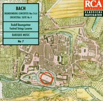 Album Johann Sebastian Bach: Brandenburg Concertos Nos 5 & 6 / Orchestral Suite No 4 