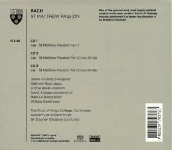 Caja/3SACD Johann Sebastian Bach: St Matthew Passion