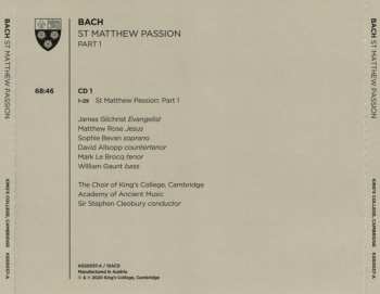 Caja/3SACD Johann Sebastian Bach: St Matthew Passion