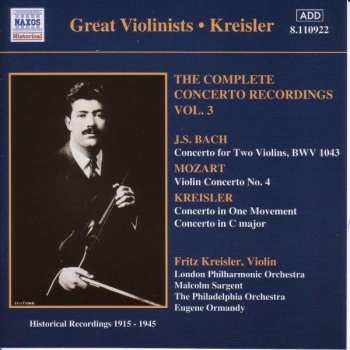 Album Johann Sebastian Bach: The Complete Concerto Recordings Vol. 3