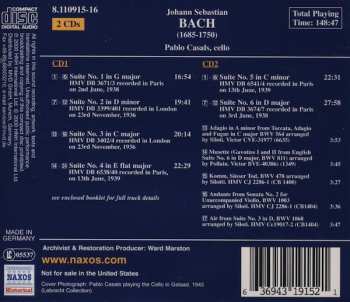 2CD Johann Sebastian Bach: Cello Suites Nos. 1-6
