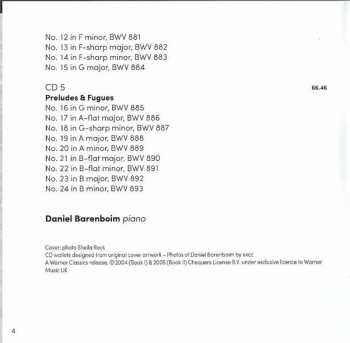 5CD/Caja Johann Sebastian Bach: The Well-Tempered Clavier = Das Wohltemperierte Clavier = Le Clavier Bien Tempéré