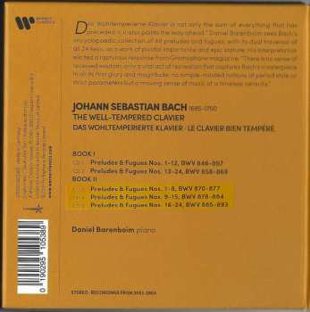 5CD/Caja Johann Sebastian Bach: The Well-Tempered Clavier = Das Wohltemperierte Clavier = Le Clavier Bien Tempéré