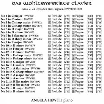 2CD Johann Sebastian Bach: The Well-Tempered Clavier / Das Wohltemperirte Clavier - Book 2